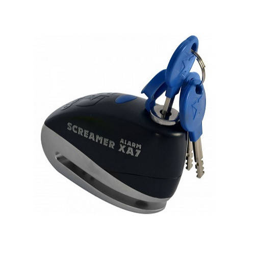 Мотозамок с сигнализацией Oxford Screamer XA7 Alarm Disc Lock на тормозной диск (LK279), Черно-серебристый
Мотозамок с сигнализацией Oxford Screamer XA7 Alarm Disc Lock на тормозной диск (LK279), Черно-серебристый