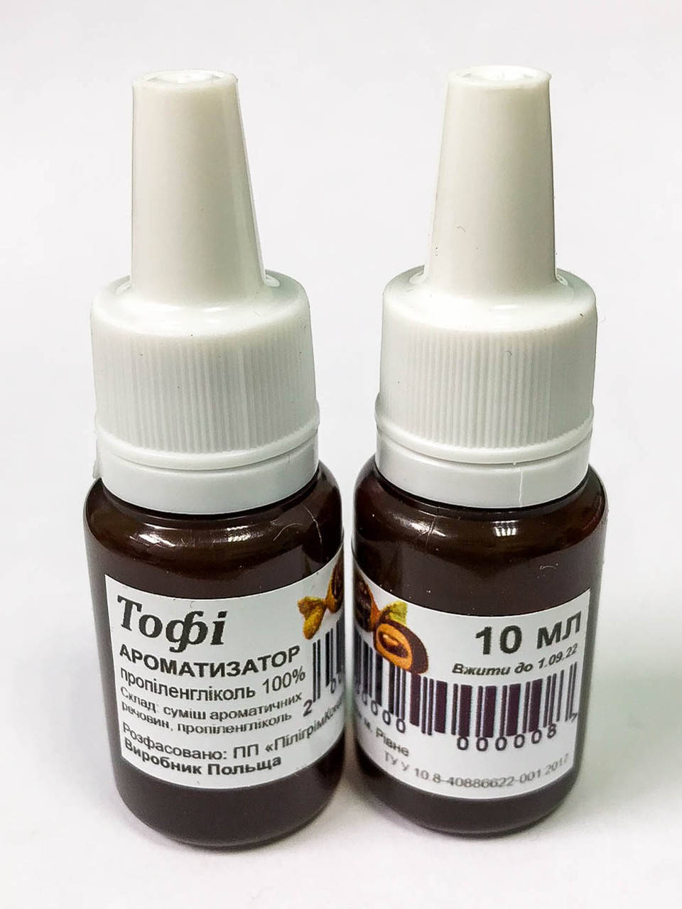 Ароматизатор харчовий Тофі, 10мл (Ароматизатор пищевой Тоффи, 10мл)
Ароматизатор харчовий Тофі, 10мл (Ароматизатор пищевой Тоффи, 10мл)
