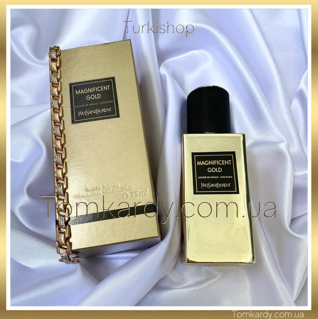 Женские духи Yves Saint Laurent Magnificent Gold 75 ml. Ив Сен Лоран Магнифисент Голд 75 мл.
Женские духи Yves Saint Laurent Magnificent Gold 75 ml. Ив Сен Лоран Магнифисент Голд 75 мл.