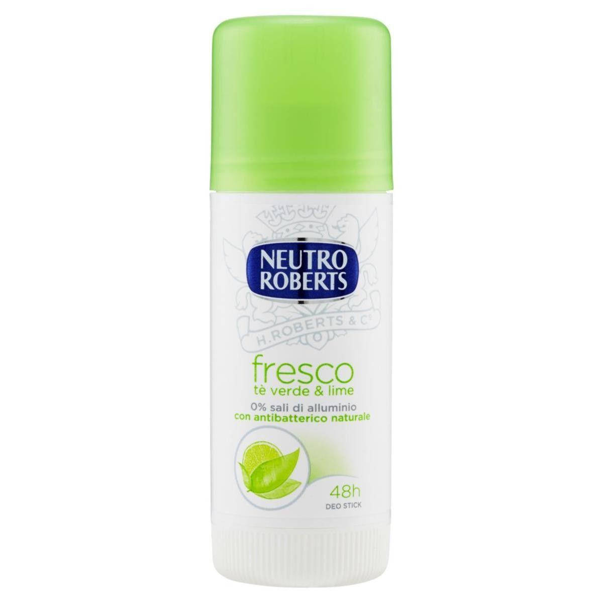 Neutro ROBERTS DEO STICK FRESCO/40ml/антиперсперант "свіжість" антибактерiальний зелений ча
Neutro ROBERTS DEO STICK FRESCO/40ml/антиперсперант "свіжість" антибактерiальний зелений ча