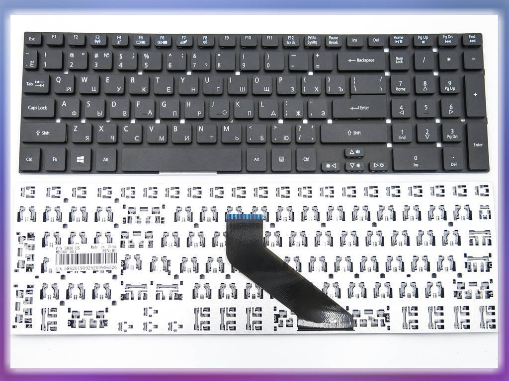 Клавиатура для ACER Aspire 5830, 5830G, 5830T, 5755, 5755G, E1-522, E1-530G, E1-532, E1-731,V3-531, V3-551G,, Черный
Клавиатура для ACER Aspire 5830, 5830G, 5830T, 5755, 5755G, E1-522, E1-530G, E1-532, E1-731,V3-531, V3-551G,, Черный