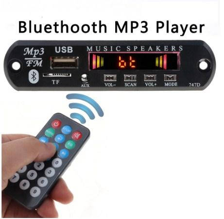 Автомобильный Аудио MP3-плеер FM, Bluetooth, AUX, USB, SD модуль питание 12В с Пультом
Автомобильный Аудио MP3-плеер FM, Bluetooth, AUX, USB, SD модуль питание 12В с Пультом