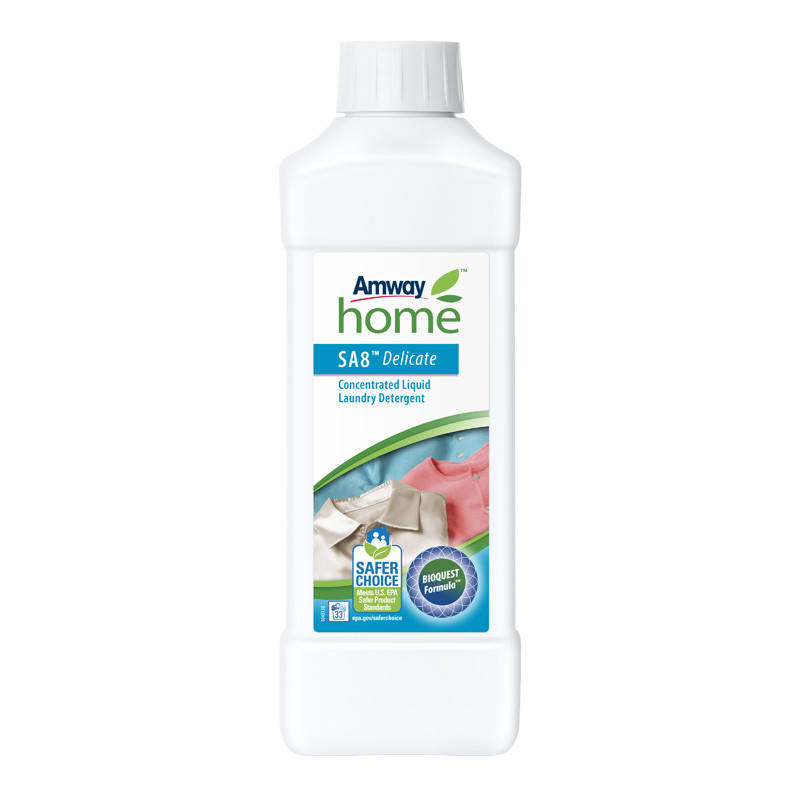 Концентрированное жидкое средство для стирки деликатных тканей (1 л) AMWAY HOME™ SA8™ Delicate
Концентрированное жидкое средство для стирки деликатных тканей (1 л) AMWAY HOME™ SA8™ Delicate