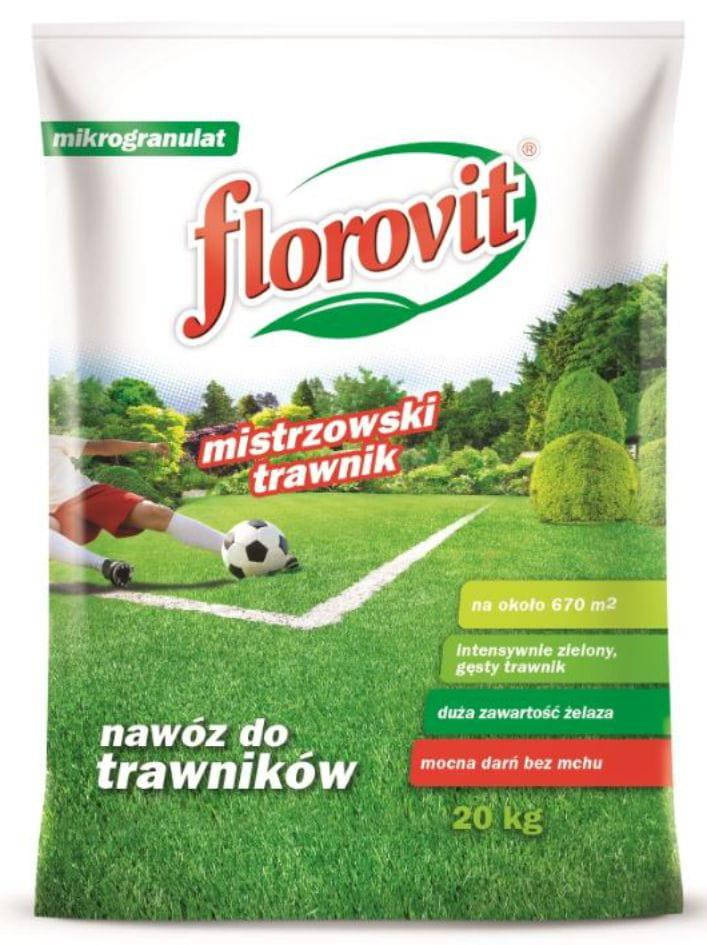 FLOROVIT удобрение для газона от мха 20кг.
FLOROVIT удобрение для газона от мха 20кг.