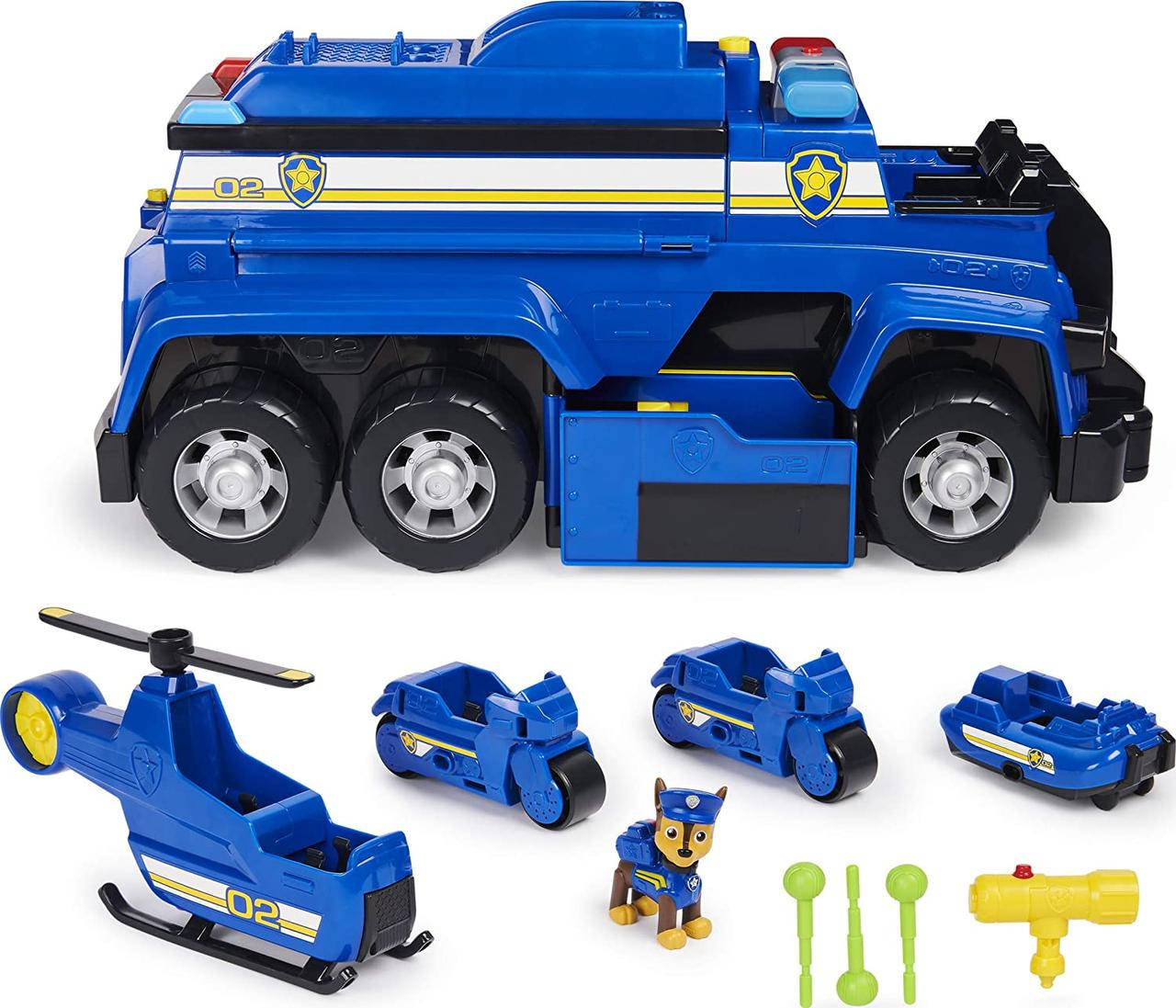 Спасательный автомобиль Чейза Щенячий патруль 5 в 1 Paw Patrol Chase’s 5-in-1 Ultimate Cruiser 6058318
Спасательный автомобиль Чейза Щенячий патруль 5 в 1 Paw Patrol Chase’s 5-in-1 Ultimate Cruiser 6058318