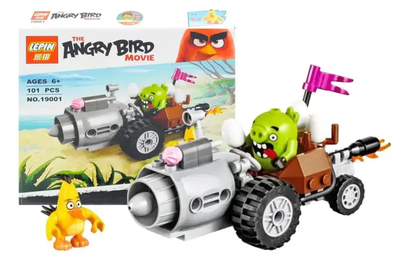 Конструктор 10505 Энгри Бердс Angry Birds Побег на автомобиле свинок 101 дет Lepin 19001
Конструктор 10505 Энгри Бердс Angry Birds Побег на автомобиле свинок 101 дет Lepin 19001