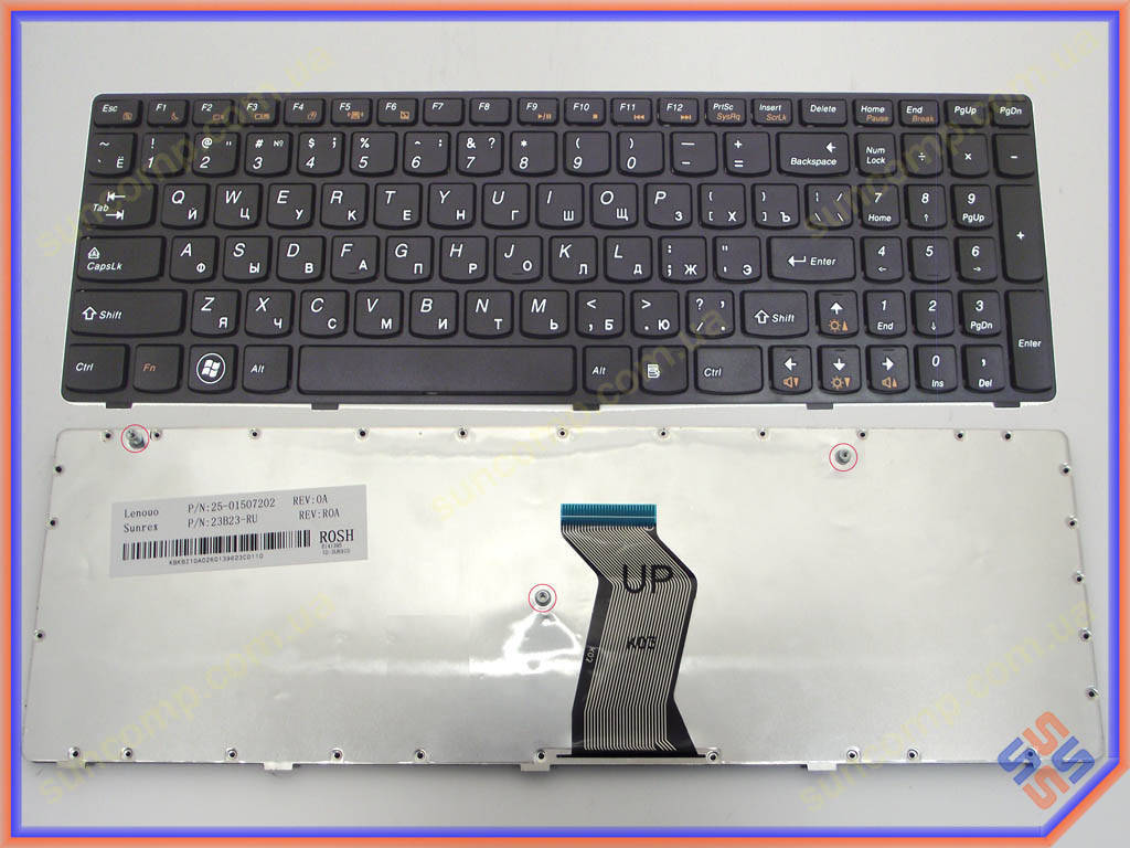 Клавиатура для LENOVO G580, G580A, G580AH, G580AL, G580AM, G580G, G580GC, G580GH ( RU Black, Черная рамка) ., Черный
Клавиатура для LENOVO G580, G580A, G580AH, G580AL, G580AM, G580G, G580GC, G580GH ( RU Black, Черная рамка) ., Черный