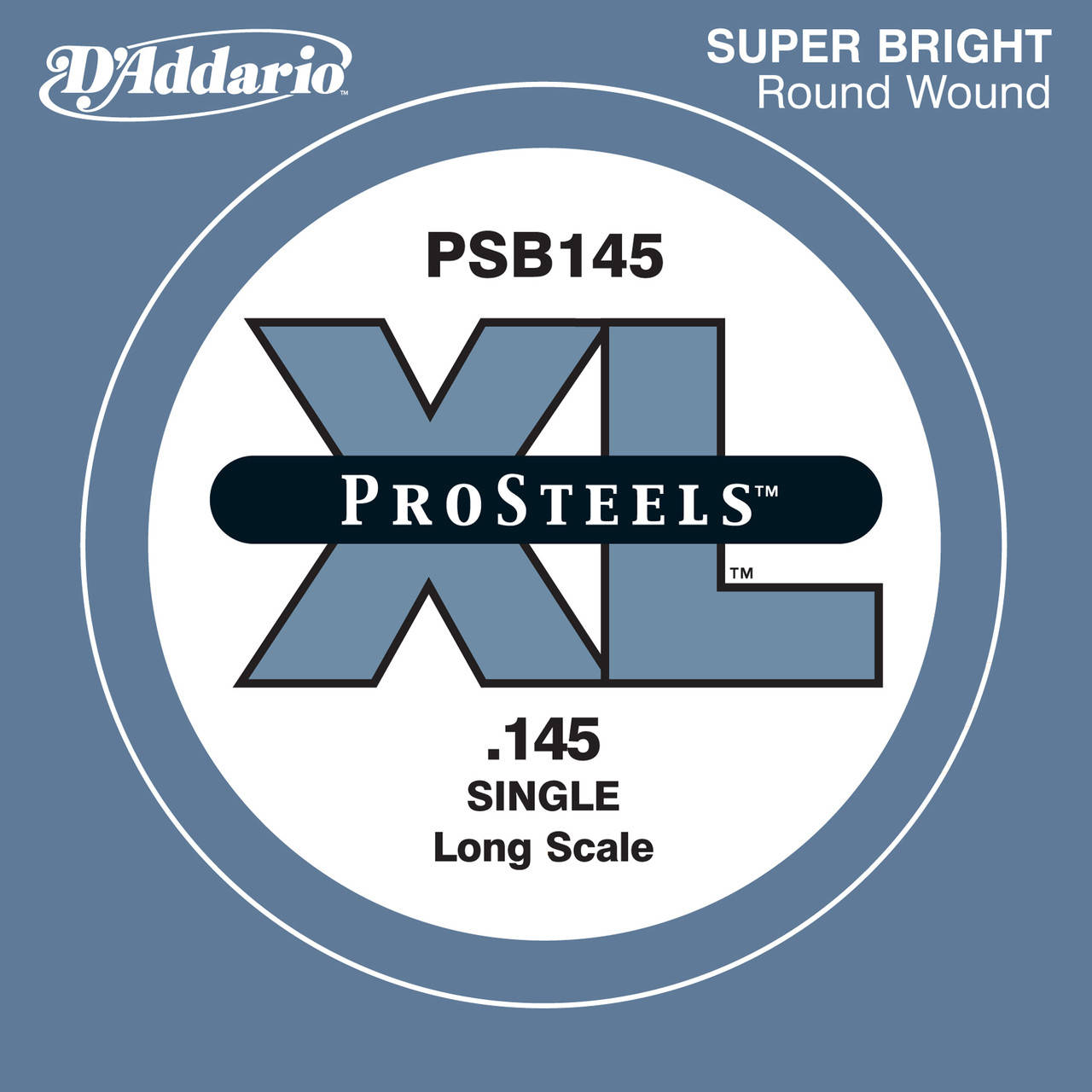 Струна для бас-гитар D`ADDARIO PSB145 XL PRO STEELS ROUND WOUND SINGLE 145
Струна для бас-гитар D`ADDARIO PSB145 XL PRO STEELS ROUND WOUND SINGLE 145