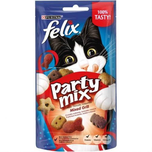 Лакомство для кошек Felix Party Mix Гриль микс, со вкусом курицы, говядины и лосося 60 г
Лакомство для кошек Felix Party Mix Гриль микс, со вкусом курицы, говядины и лосося 60 г