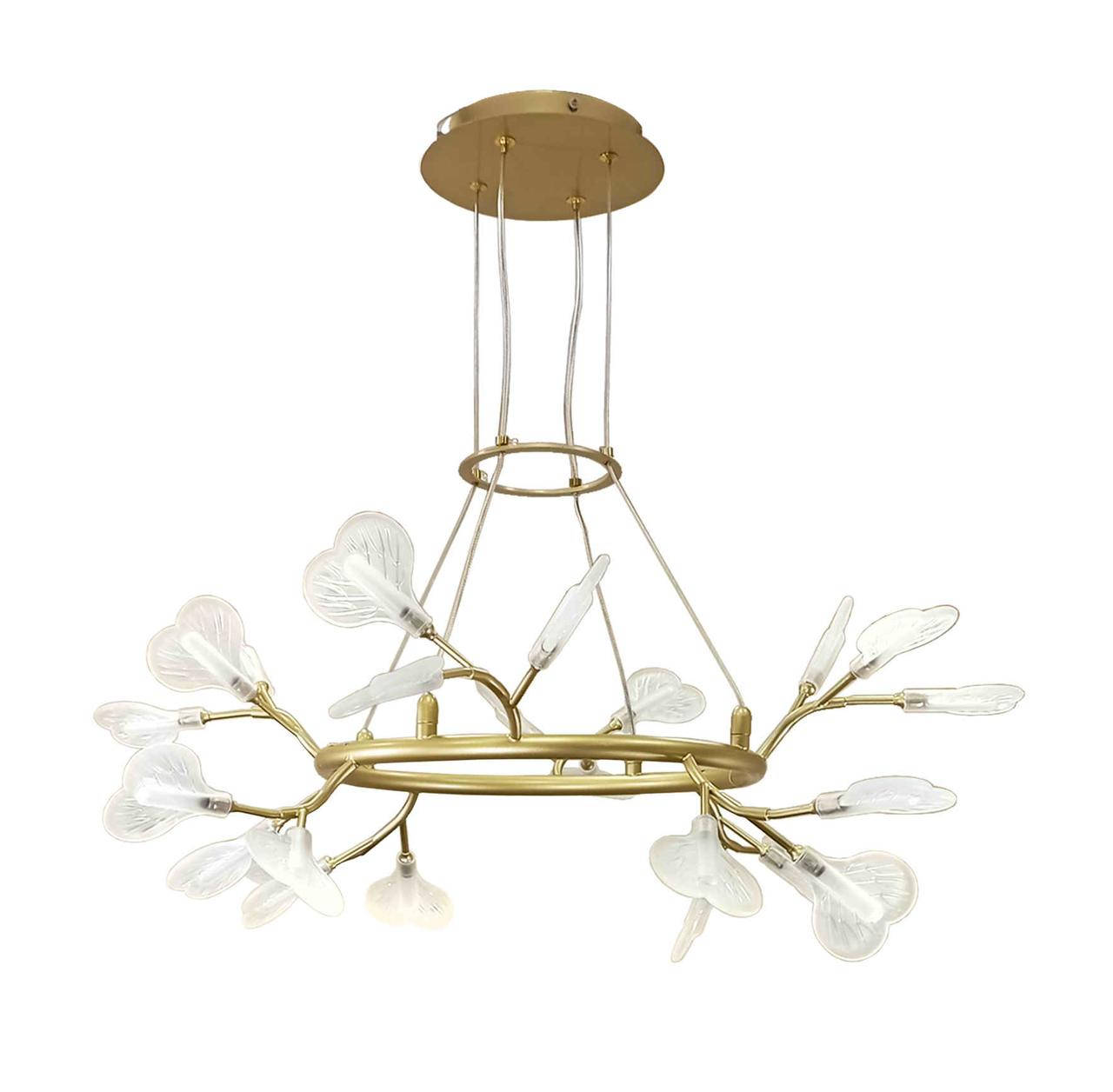 Люстра в современном стиле Levistella 918LP271-24 GD+CL 
Люстра в современном стиле Levistella 918LP271-24 GD+CL