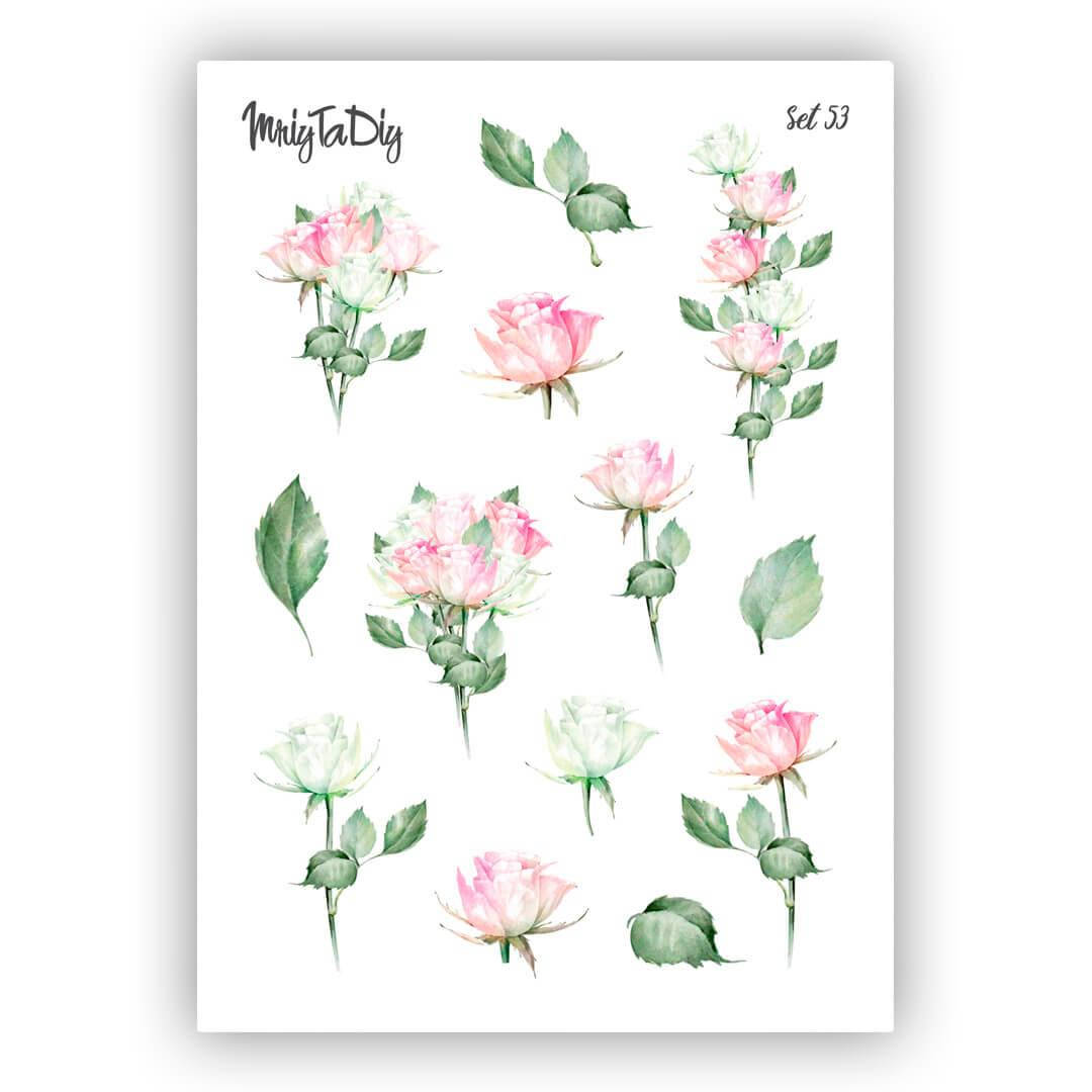 Сет наклеек №53 MriyTaDiy Розы 10х15 см, Белый
Сет наклеек №53 MriyTaDiy Розы 10х15 см, Белый