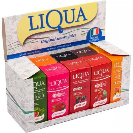 Жидкость заправка для электронной сигареты LIQUA 10мл ФРУКТОВЫЕ АССОРТИ
Жидкость заправка для электронной сигареты LIQUA 10мл ФРУКТОВЫЕ АССОРТИ