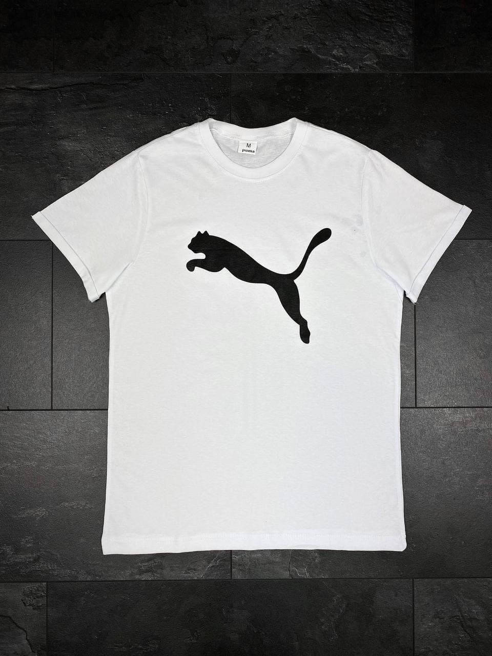 Мужская Летняя Футболка Puma (Пума) В Белом Цвете с Большим Логотипом | Белая Футболка Puma (Пума) Big logo
Мужская Летняя Футболка Puma (Пума) В Белом Цвете с Большим Логотипом | Белая Футболка Puma (Пума) Big logo