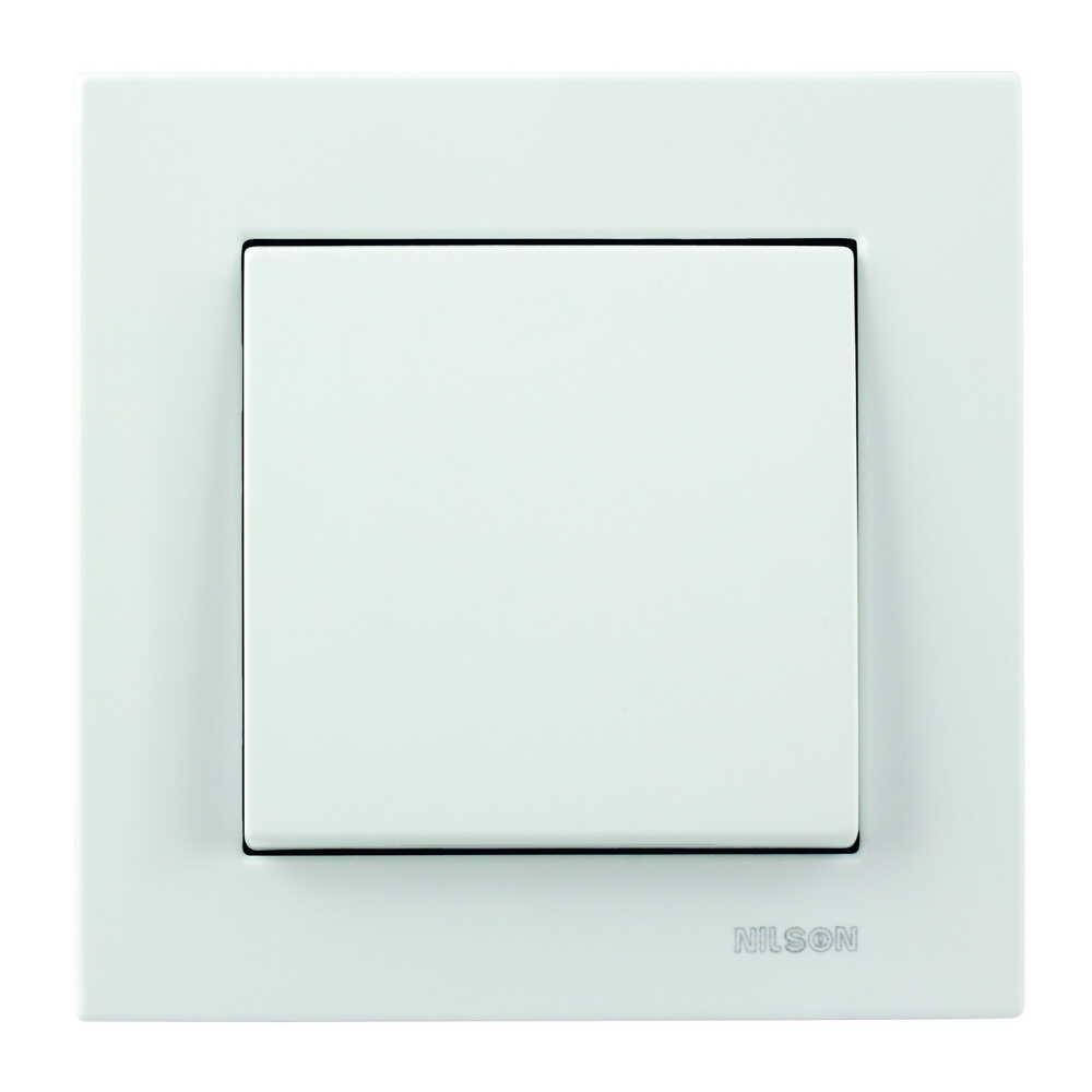 Вимикач Nilson Moda білий 1кл
Вимикач Nilson Moda білий 1кл