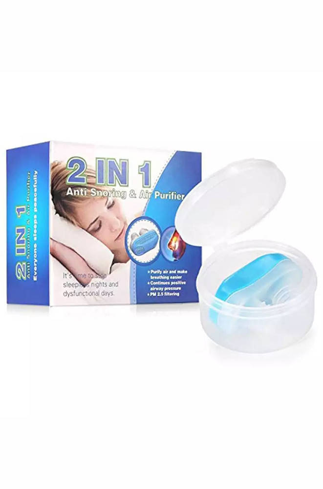 Антихрап клипса-фильтр для носа 2 в 1 Anti Snoring and Air Purifier Anti Snoring and Air Purifier 132071M, Голубой
Антихрап клипса-фильтр для носа 2 в 1 Anti Snoring and Air Purifier Anti Snoring and Air Purifier 132071M, Голубой