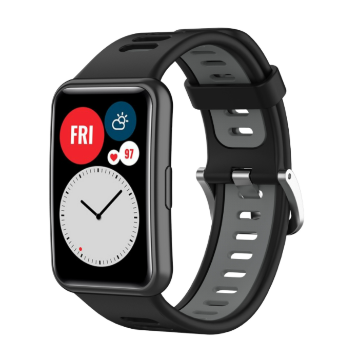 Ремешок DK Silicone Sport Double Gluing Classic для Huawei Watch Fit (black / grey)
Ремешок DK Silicone Sport Double Gluing Classic для Huawei Watch Fit (black / grey)