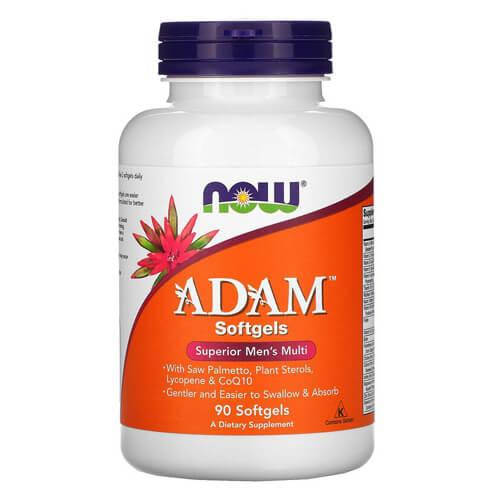 Набор витаминов, минералов и растительных экстрактов, NOW Adam Superior Men's Multi 90 капсул
Набор витаминов, минералов и растительных экстрактов, NOW Adam Superior Men's Multi 90 капсул