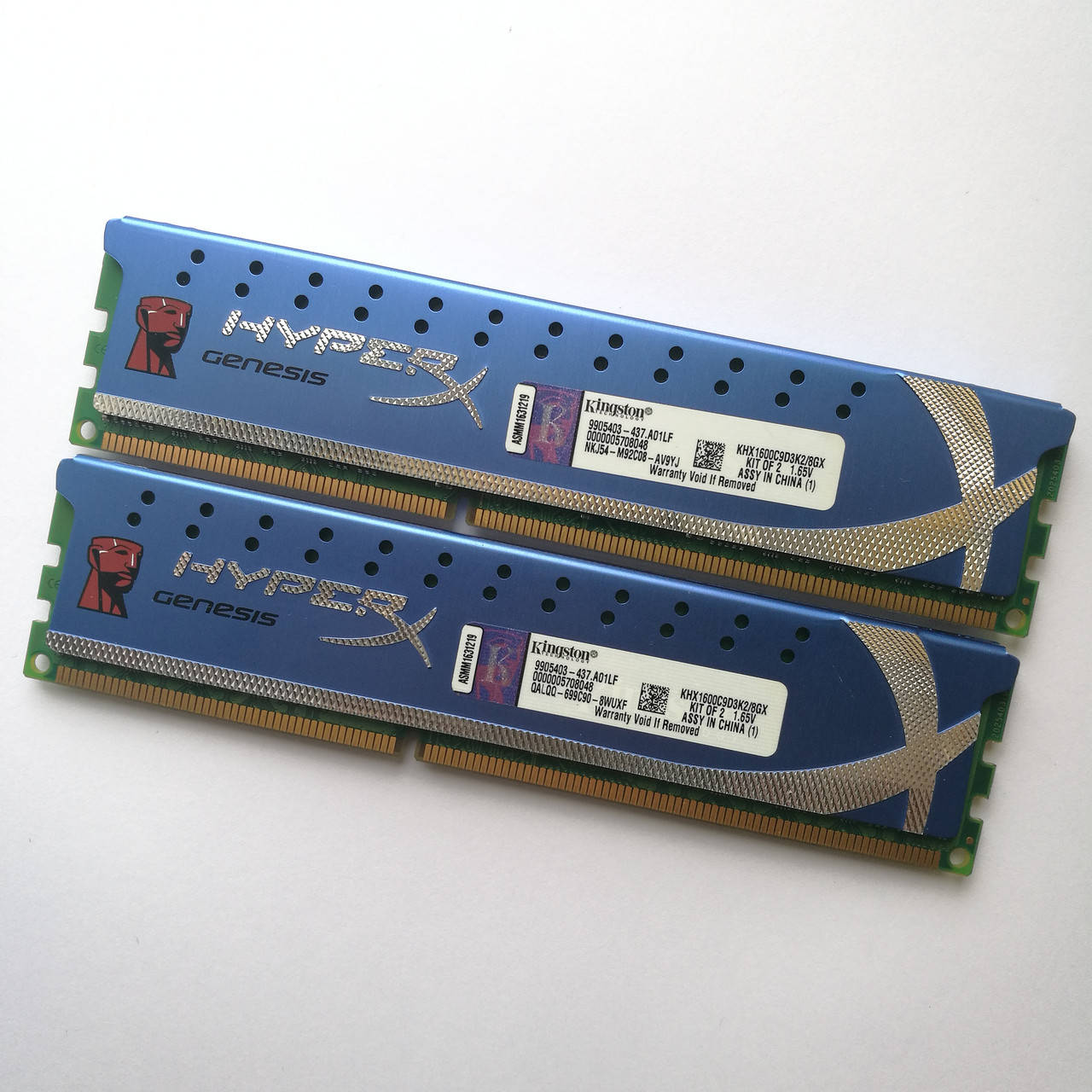 Пара игровой оперативной памяти Kingston HyperX Genesis DDR3 8Gb 1600MHz 12800U CL9 (KHX1600C9D3K2/8GX) Б/У
Пара игровой оперативной памяти Kingston HyperX Genesis DDR3 8Gb 1600MHz 12800U CL9 (KHX1600C9D3K2/8GX) Б/У