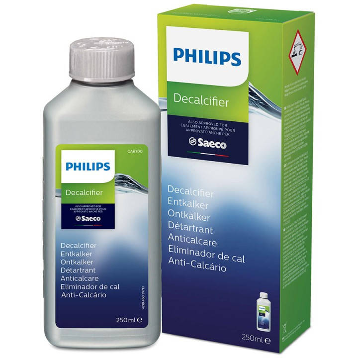 Средство от накипи для кофемашин Philips Decalcifier CA6700/10 (250 мл) (Жидкость для удаления накипи Philips)
Средство от накипи для кофемашин Philips Decalcifier CA6700/10 (250 мл) (Жидкость для удаления накипи Philips)