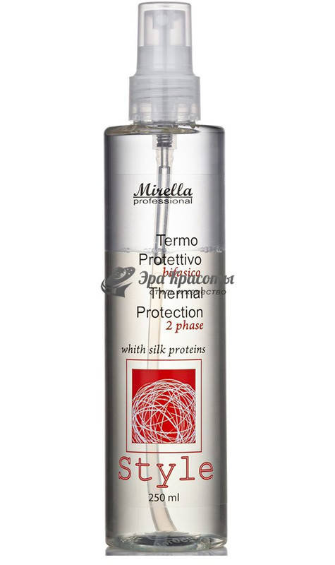 Двухфазная термозащита с шелком для укладки волос Style Thermal Protection Mirella Professional, 250 мл
Двухфазная термозащита с шелком для укладки волос Style Thermal Protection Mirella Professional, 250 мл