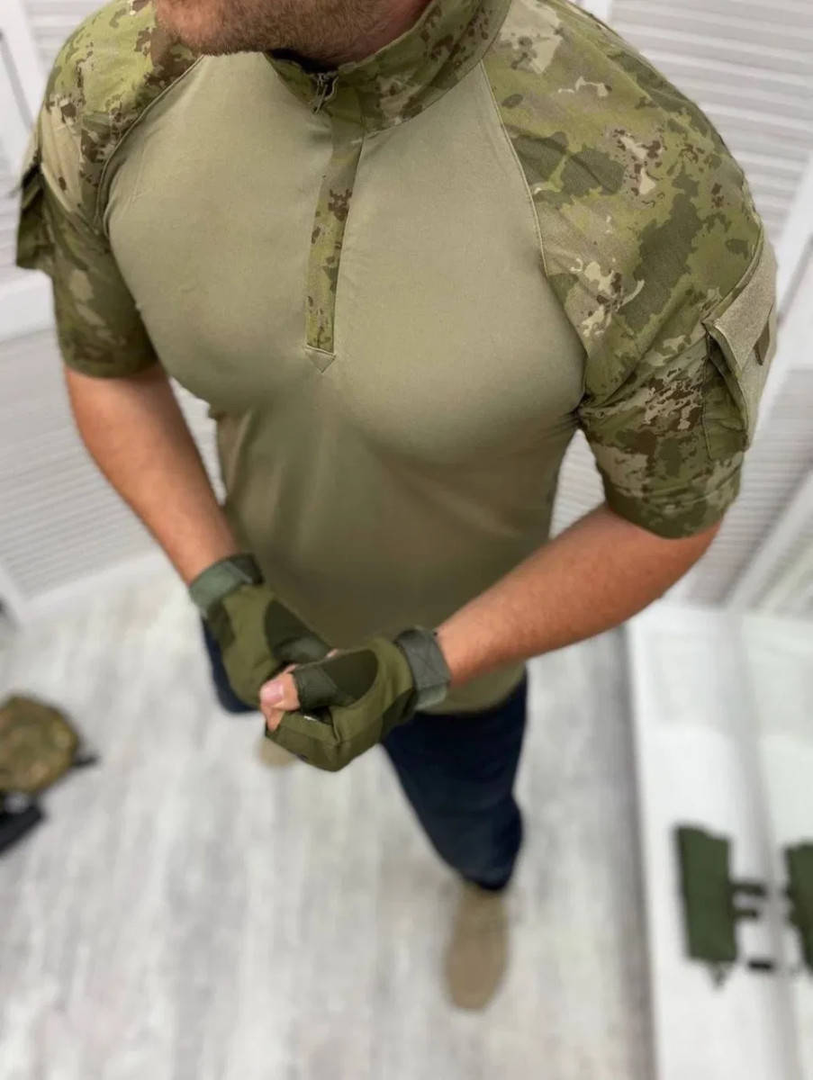 Футболка убакс мужская военная тактическая с липучками под шевроны ВСУ (ЗСУ) Турция Ubaks XL 7129 хаки
Футболка убакс мужская военная тактическая с липучками под шевроны ВСУ (ЗСУ) Турция Ubaks XL 7129 хаки