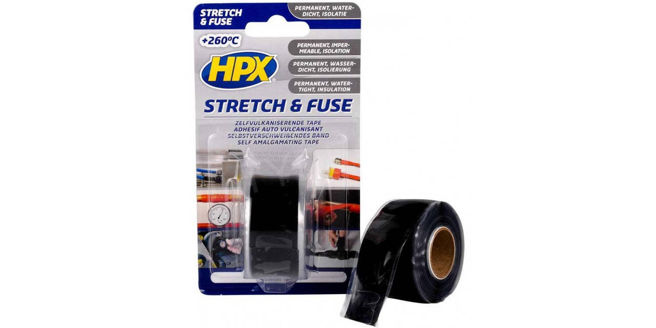 Силиконовая лента вулканизирующая, чёрная 
Силиконовая лента вулканизирующая, чёрная