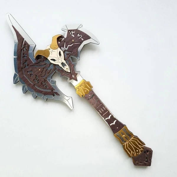 Деревянный Детский Топор SHADOW MOURNE (CHROME-BLACK) из Игры Варкрафт WARCRAFT, игрушечное оружие, Черный
Деревянный Детский Топор SHADOW MOURNE (CHROME-BLACK) из Игры Варкрафт WARCRAFT, игрушечное оружие, Черный