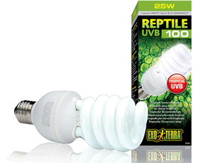 Ультрафиолетовая лампа для тропических террариумов Reptile UVB100 (Repti Glo 5.0 Compact), 25W
Ультрафиолетовая лампа для тропических террариумов Reptile UVB100 (Repti Glo 5.0 Compact), 25W