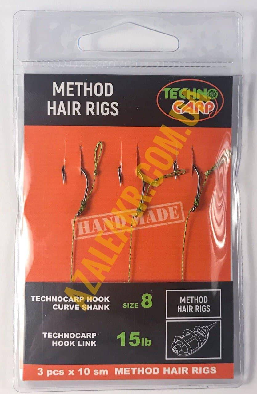 ГОТОВЫЙ ПОВОДОК METHOD 15LB. CURVE SHANK HOOK №8. 1УП. - 3ШТ., Зелёный 
ГОТОВЫЙ ПОВОДОК METHOD 15LB. CURVE SHANK HOOK №8. 1УП. - 3ШТ., Зелёный