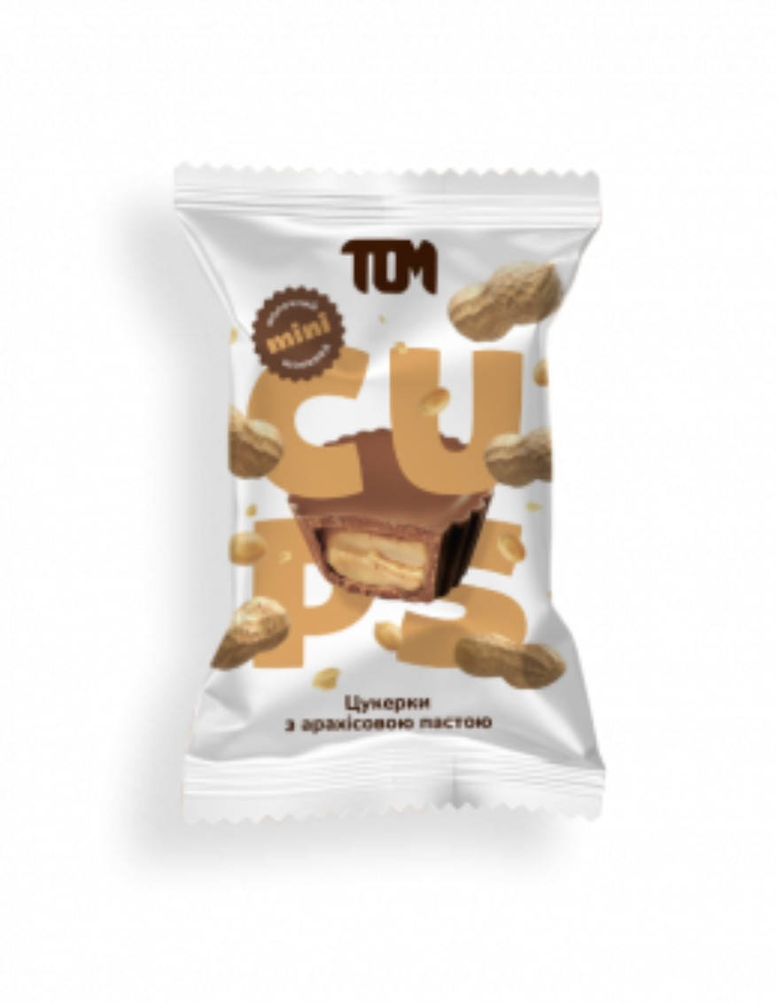 Цукерка ТОМ з арахісовою пастою в молочному шоколаді 9 г
Цукерка ТОМ з арахісовою пастою в молочному шоколаді 9 г