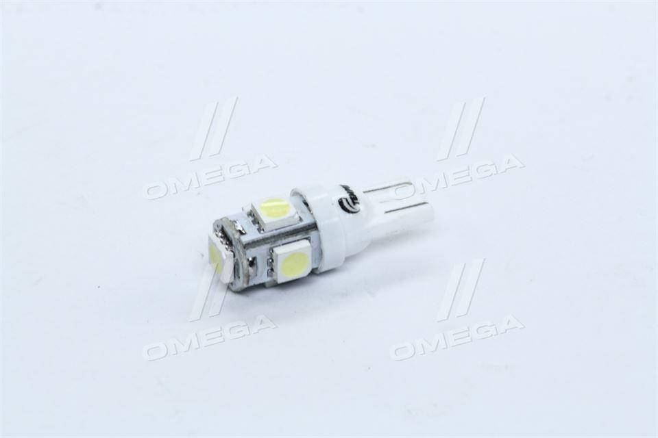 Лампа автомобильная 12V LED б / ц габарит и панель приборов T10-5SMD W2.1x9.5d 12V WHITE
Лампа автомобильная 12V LED б / ц габарит и панель приборов T10-5SMD W2.1x9.5d 12V WHITE