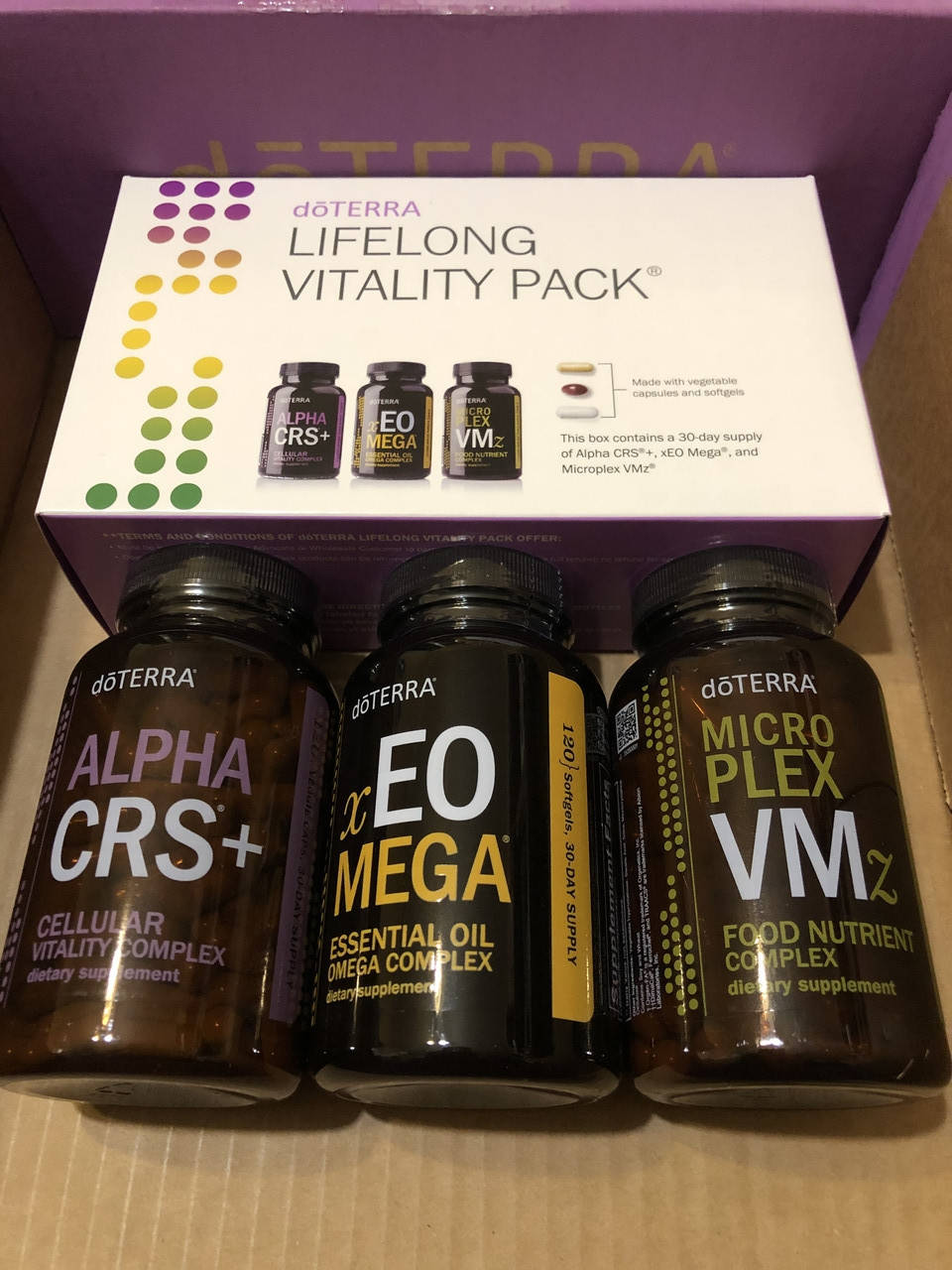 Витамины и минералы Энергия на всю жизнь, Набор БАДов DoTERRA США / LIFE LONG VITALITY PACK / 3 продукта
Витамины и минералы Энергия на всю жизнь, Набор БАДов DoTERRA США / LIFE LONG VITALITY PACK / 3 продукта