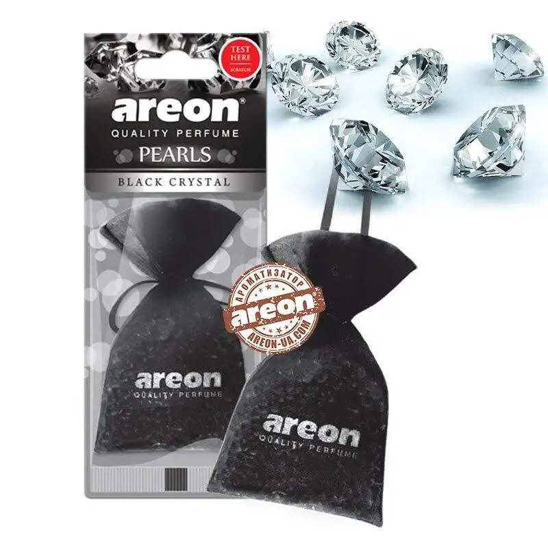 Ароматизатор Areon (Освежитель воздуха в машину) "Pearls" - мешочек на зеркало_Black Crystal
Ароматизатор Areon (Освежитель воздуха в машину) "Pearls" - мешочек на зеркало_Black Crystal
