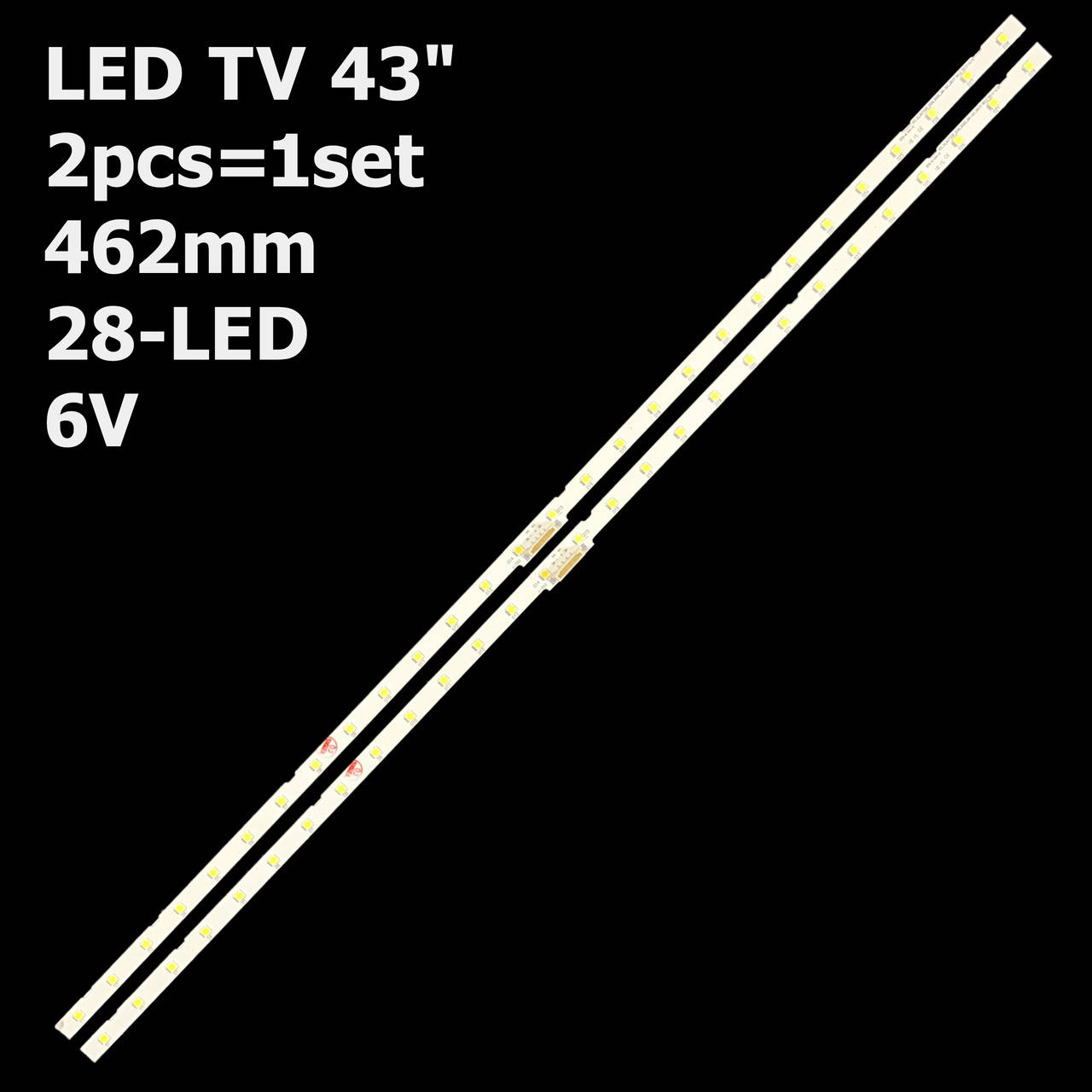 LED підсвітка Samsung TV 43" 462mm 28LED AOT_43_NU7100F BN96-45954A UE43NU7100U 7120U BN44-00947A
LED підсвітка Samsung TV 43" 462mm 28LED AOT_43_NU7100F BN96-45954A UE43NU7100U 7120U BN44-00947A