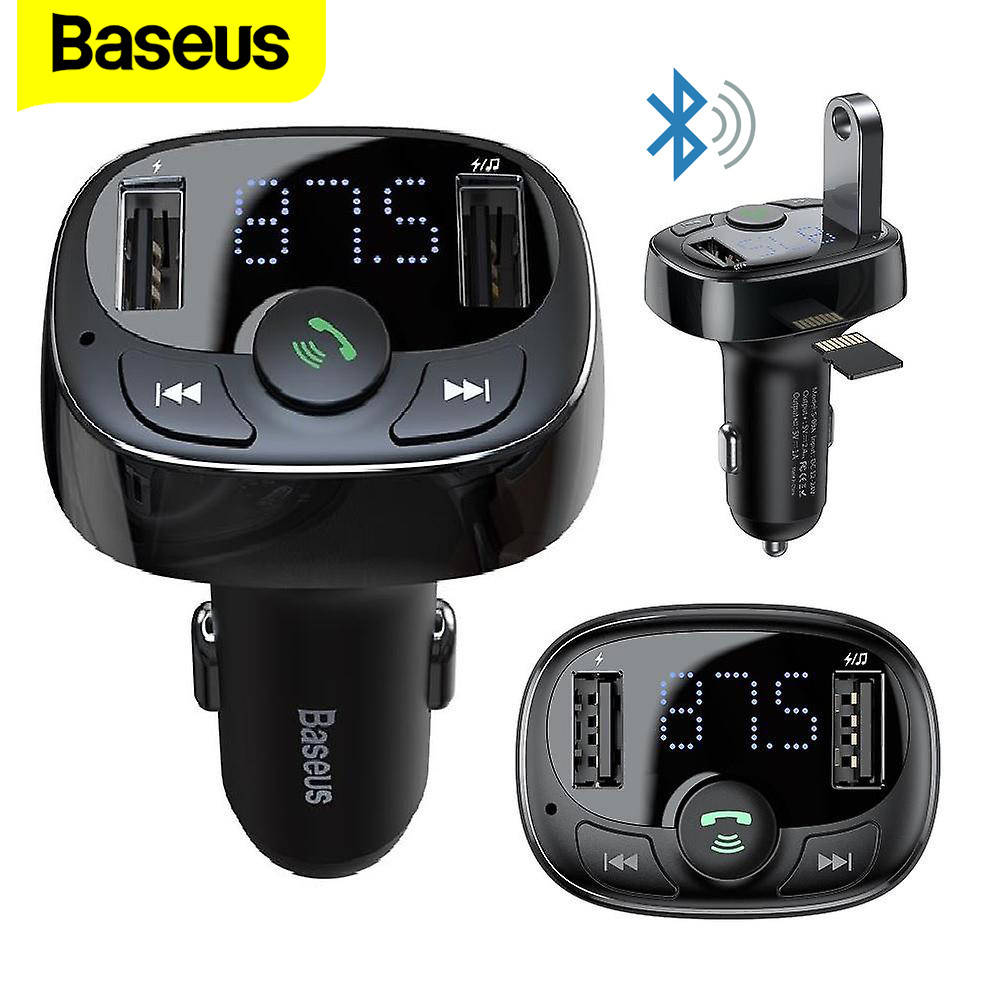 FM ФМ модулятор (трансмиттер) Bluetooth адаптер Baseus T Typed MP3 2USB 3.4A Black (CCALL-TM01)
FM ФМ модулятор (трансмиттер) Bluetooth адаптер Baseus T Typed MP3 2USB 3.4A Black (CCALL-TM01)