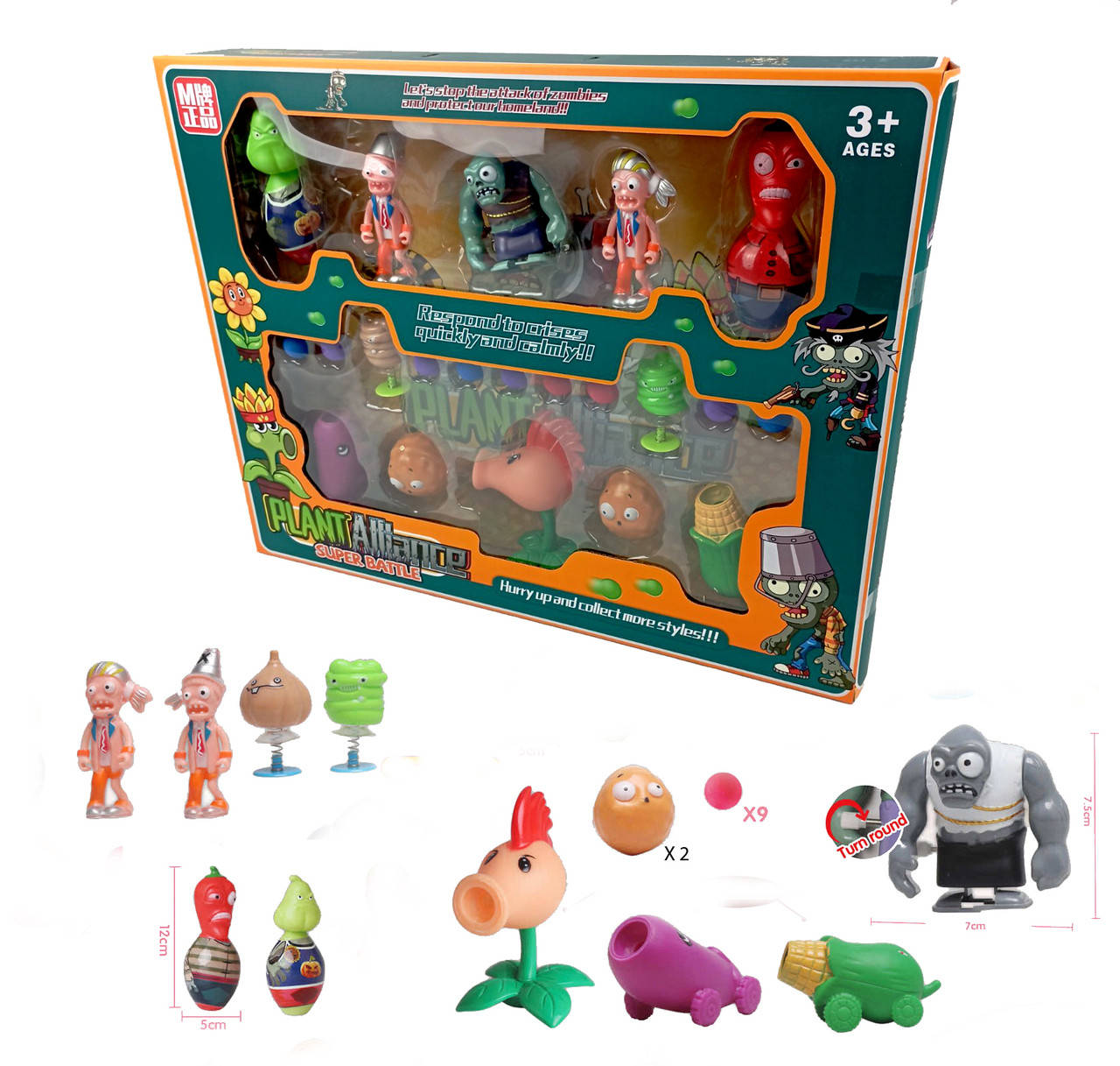 Игровой Набор Растения против Зомби 12 шт Растения и Зомби Большие | Plants vs Zombies 6693
Игровой Набор Растения против Зомби 12 шт Растения и Зомби Большие | Plants vs Zombies 6693