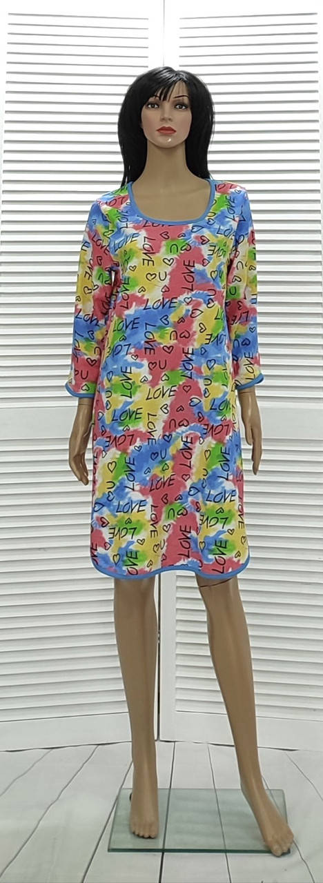 Тёплая однотонная туника для дома и сна
Тёплая однотонная туника для дома и сна