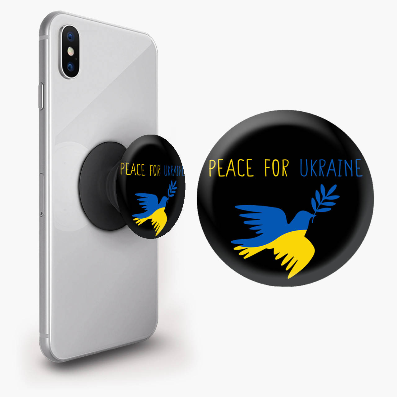 Попсокет (Popsockets) держатель для смартфона Мир для Украины (Peace For Ukraine) (8754-3688) Черный
Попсокет (Popsockets) держатель для смартфона Мир для Украины (Peace For Ukraine) (8754-3688) Черный