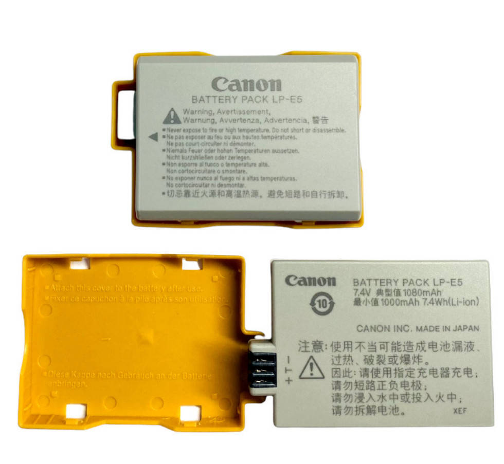 Аккумулятор Canon LP-E5 Original | Canon EOS 450D | Canon EOS 500D | Canon EOS 1000D
Аккумулятор Canon LP-E5 Original | Canon EOS 450D | Canon EOS 500D | Canon EOS 1000D