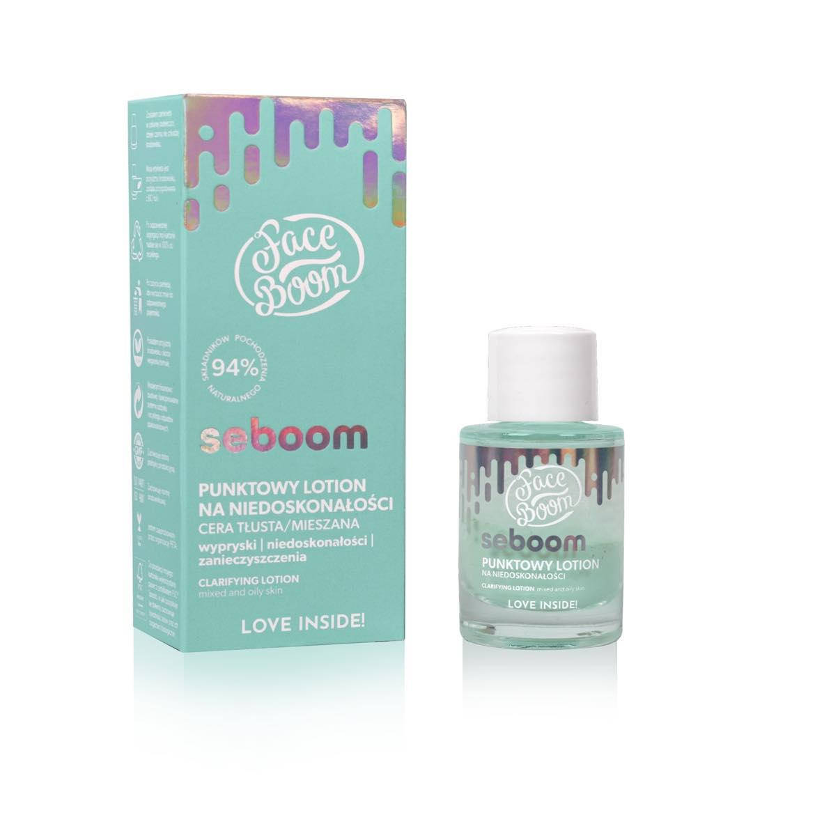 Сыворотка локальная от прищей BodyBoom FaceBoom Seboom с цинком и салициловой кислотой для жирной и комби кожи
Сыворотка локальная от прищей BodyBoom FaceBoom Seboom с цинком и салициловой кислотой для жирной и комби кожи
