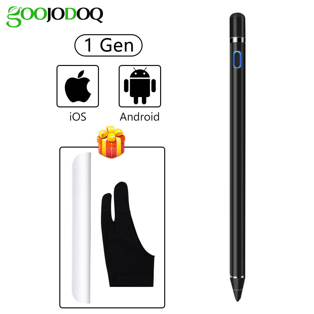 Стилус универсальный Goojodoq Active 1 Gen Android iPhone (iPad до 2017) 1.5mm Black, Черный
Стилус универсальный Goojodoq Active 1 Gen Android iPhone (iPad до 2017) 1.5mm Black, Черный