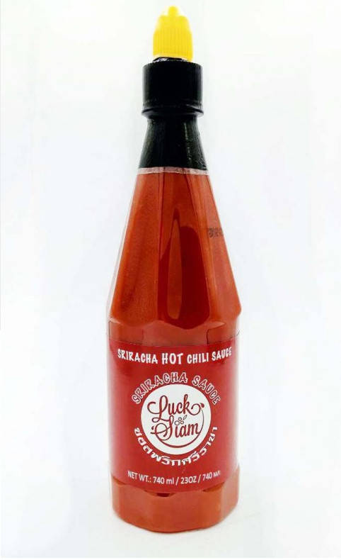 Соус острый Hot chili Sriracha (Шрирача) TM "Luck Siam" 740 мл. 
Соус острый Hot chili Sriracha (Шрирача) TM "Luck Siam" 740 мл.