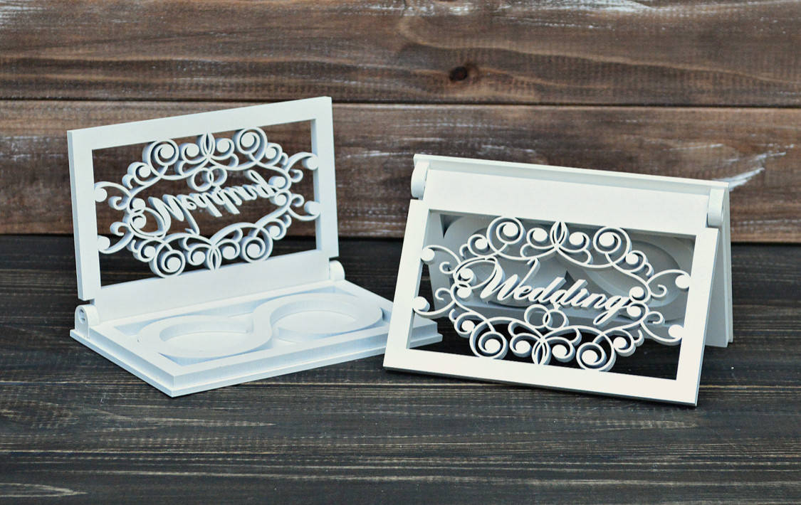 Шкатулка для обручальных колец сердце, Белый
Шкатулка для обручальных колец сердце, Белый