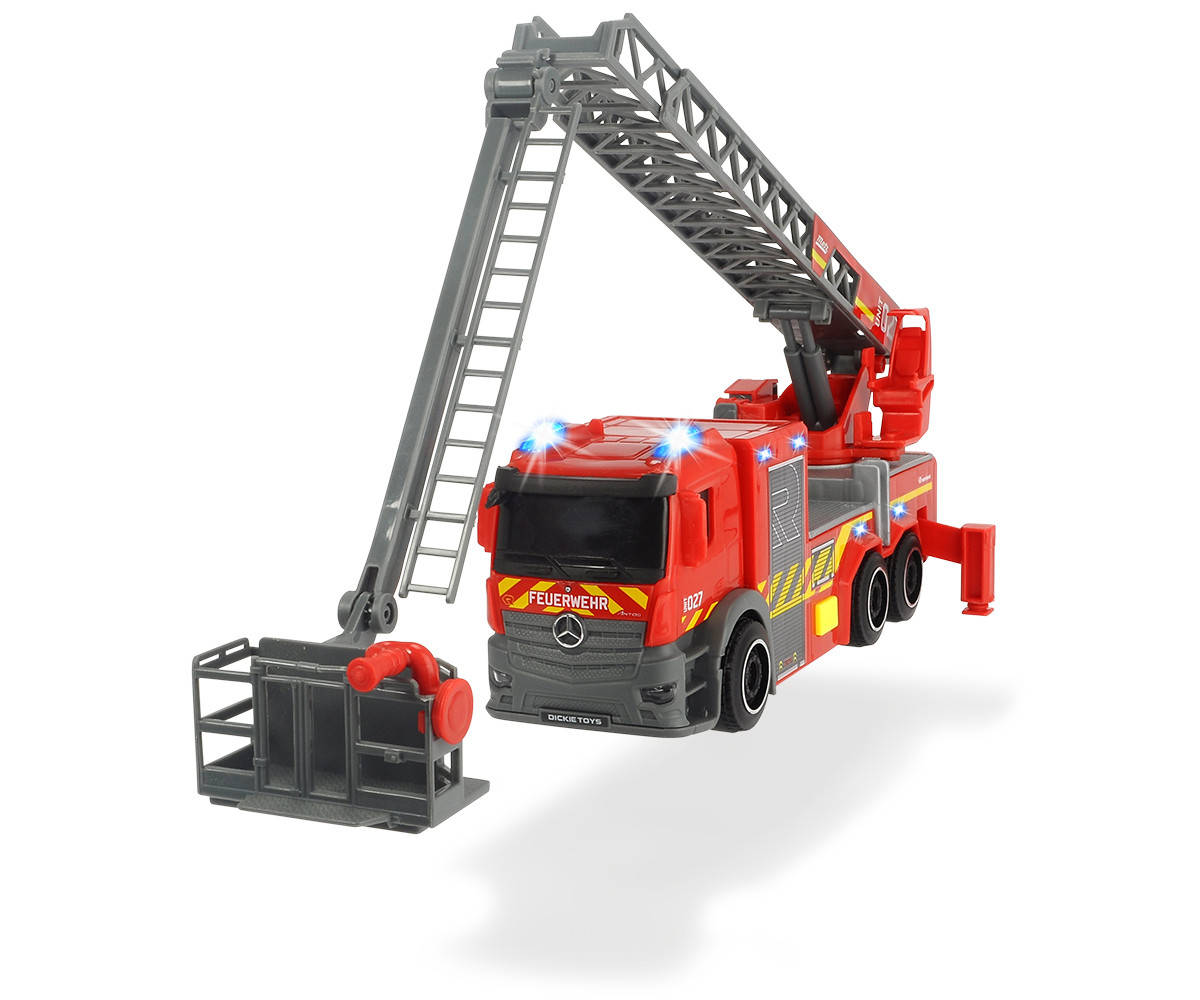 Пожарная машина Dickie Toys "Мерседес" с телескопической лестницей, звук и свет эфф 23 см (3714011), Красный
Пожарная машина Dickie Toys "Мерседес" с телескопической лестницей, звук и свет эфф 23 см (3714011), Красный