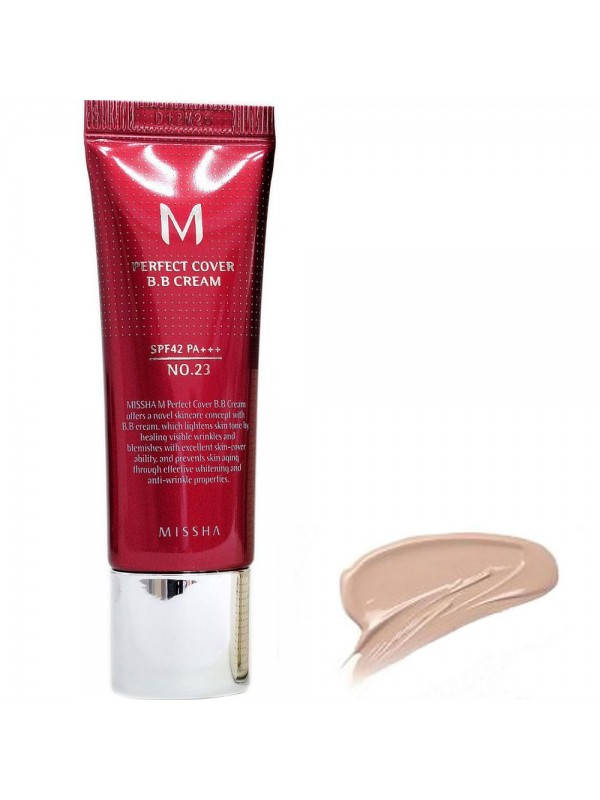 ВВ Крем Матирующий С Идеальным Покрытием Missha M Perfect Cover BB Cream SPF42 PA 20ml, 23 оттенок -
ВВ Крем Матирующий С Идеальным Покрытием Missha M Perfect Cover BB Cream SPF42 PA 20ml, 23 оттенок -