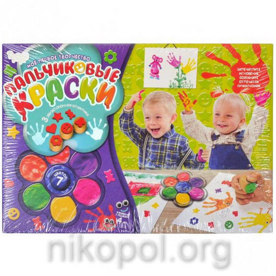 Набор пальчиковых красок РК-01-01, 7 цветов
Набор пальчиковых красок РК-01-01, 7 цветов