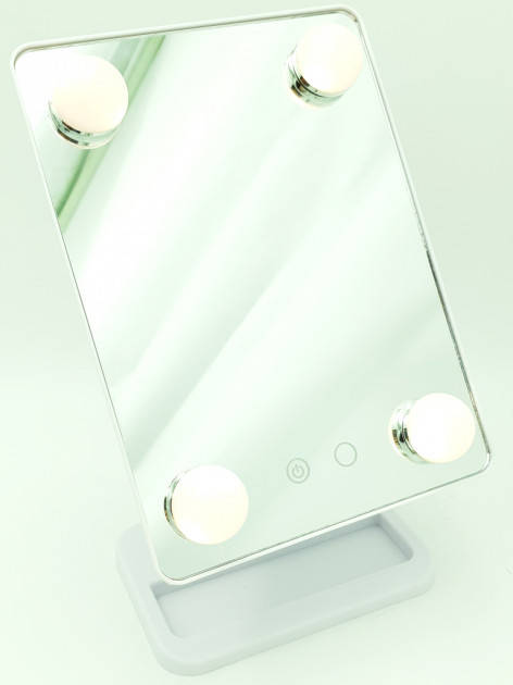 Косметическое зеркало для макияжа светодиодное с LED подсветкой на ножке Cosmetie Mirror HH083 сенсорное MND
Косметическое зеркало для макияжа светодиодное с LED подсветкой на ножке Cosmetie Mirror HH083 сенсорное MND
