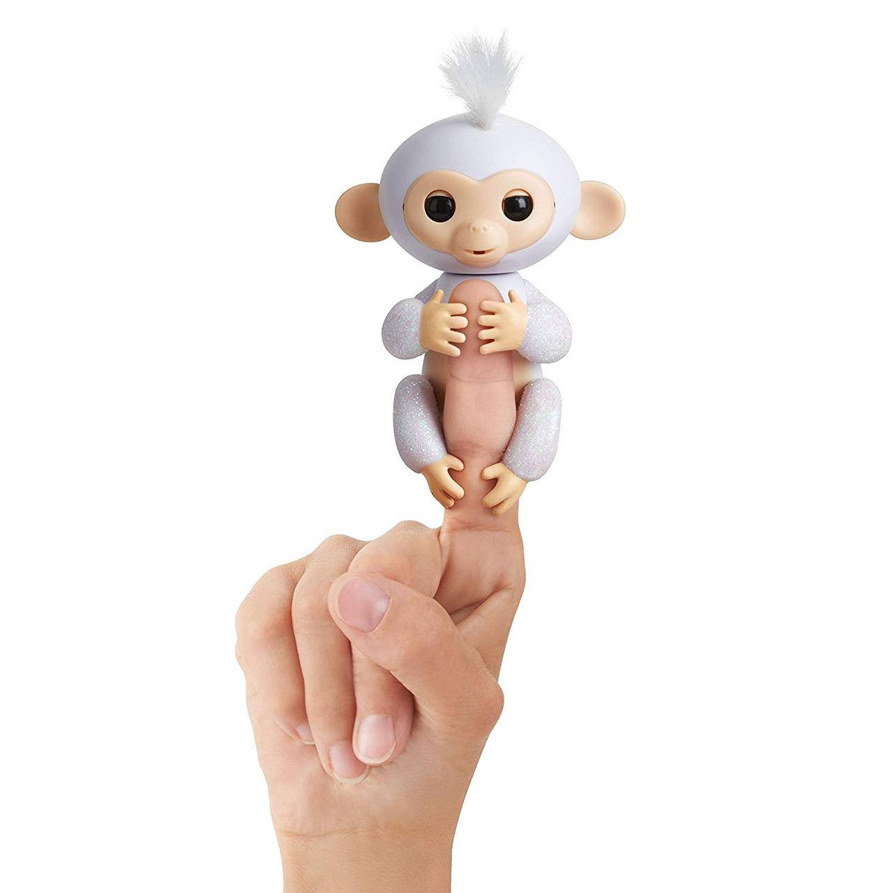 Интерактивная обезьянка WowWee Fingerlings Glitter Monkey - Sugar Цукрик (3763) (B074G64RZM), Белый
Интерактивная обезьянка WowWee Fingerlings Glitter Monkey - Sugar Цукрик (3763) (B074G64RZM), Белый