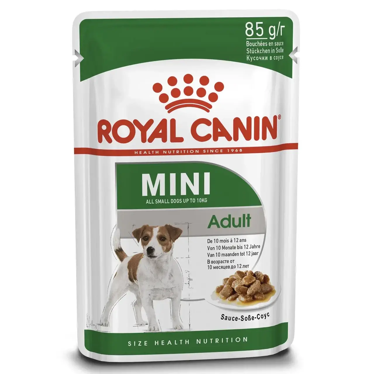Влажный корм для взрослых собак мелких пород Royal Canin Mini Adult 85 г (домашняя птица)
Влажный корм для взрослых собак мелких пород Royal Canin Mini Adult 85 г (домашняя птица)