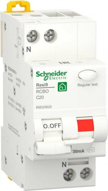 ДИФ. АВТ. RESI9 2п 20А 30mA AC
ДИФ. АВТ. RESI9 2п 20А 30mA AC